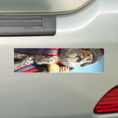 Bos Kerstman Bumpersticker (Op auto)
