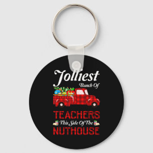 Bos Leraren Aan Deze Kant Van De Klaphuis Kerst Sleutelhanger