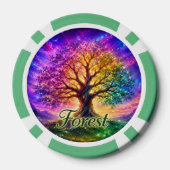 Bos Levensboom  Poker Chips (Achterkant)