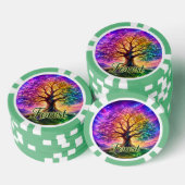 Bos Levensboom  Poker Chips (Opstapeling)
