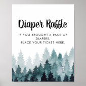 Bos Luier Raffle teken Poster (Voorkant)