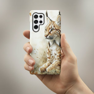 Bos Lynx Natuur Samsung Galaxy Hoesje