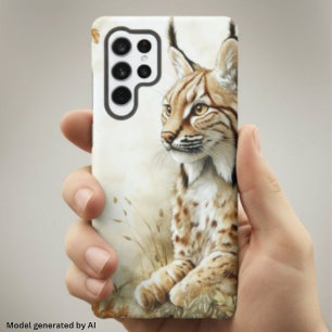 Bos Lynx Natuur Samsung Galaxy Hoesje