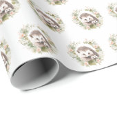 Bos met Schattigee egel Cadeaupapier (Rol Hoek)