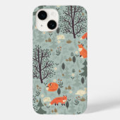 bos met vossen en hazen Case-Mate iPhone case (Achterkant)
