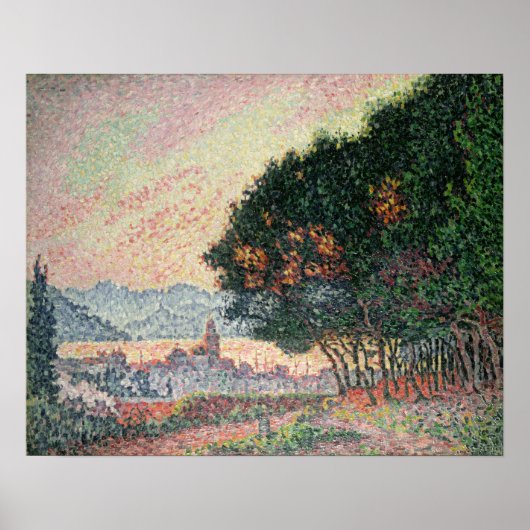 Bos nabij St. Tropez, 1902 Poster (Voorkant)