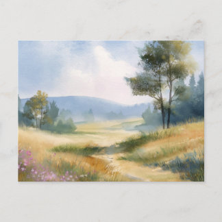 Bos Natuur Scene Briefkaart