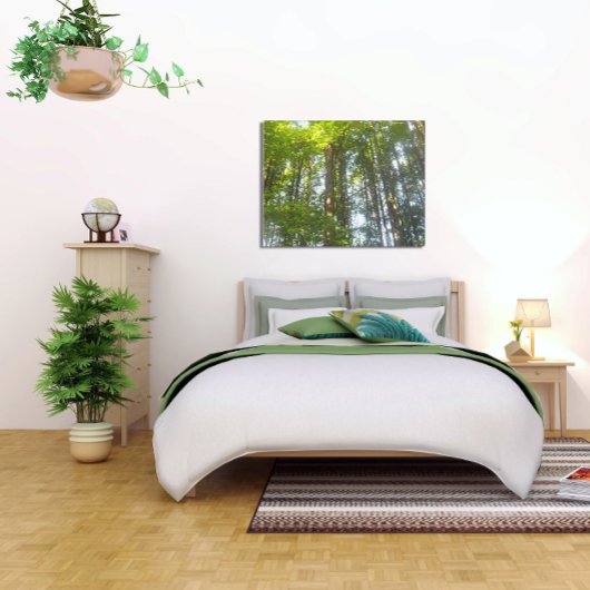 Bos natuurfoto canvas afdruk