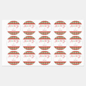 Bos Nieuwjaar Voedsel Etiketten Labels (Vel)