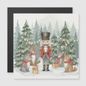 Bos-notenkraker Watercolor Kerstmis  (Voorkant / Achterkant)