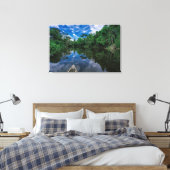 Bos | Oerwoud van Peru Canvas Afdruk (Insitu (Slaapkamer))