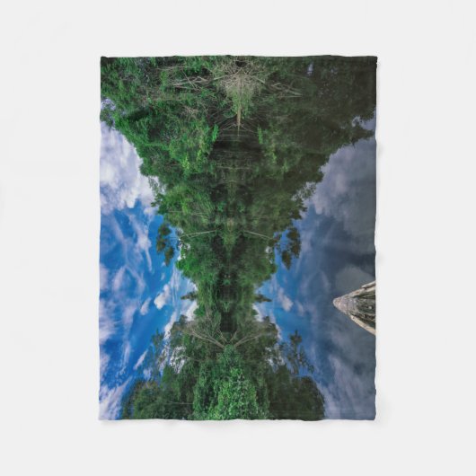 Bos | Oerwoud van Peru Fleece Deken (Voorkant)