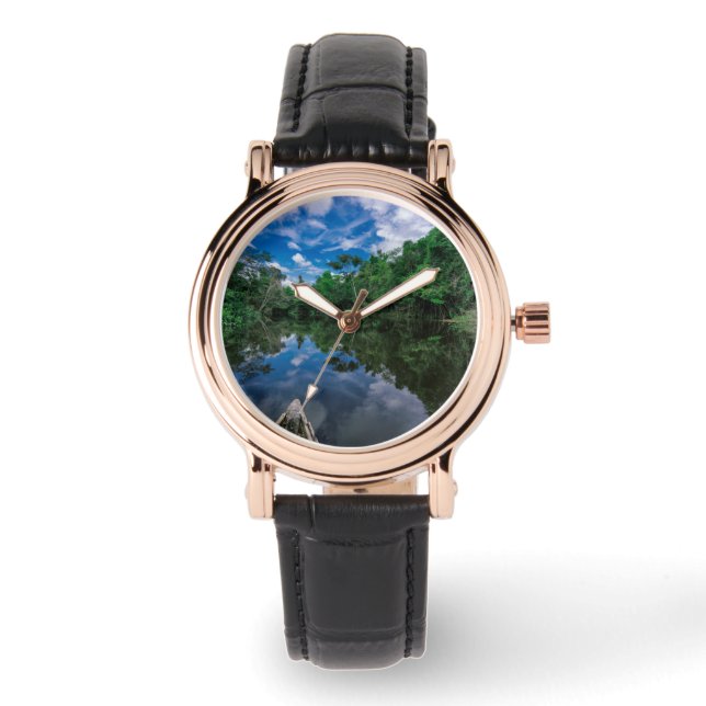 Bos | Oerwoud van Peru Horloge (Voorkant)