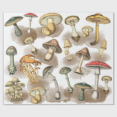bos paddenstoelen Wrappen Cadeaupapier (Vlak)