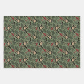 Bos Patchwork Kerst Inpakpapier Set Vel (Voorkant 3)