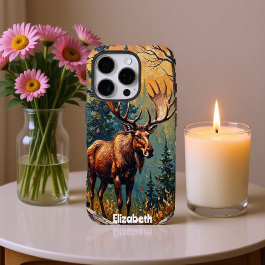Bos Reus: Moose en Peaks Case-Mate iPhone Case