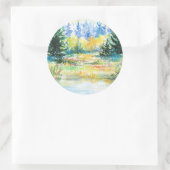 Bos Ronde Sticker (Tas)