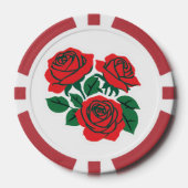 Bos rozen poker chips (Voorkant)