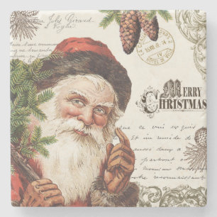  bos Santa Stenen Onderzetter