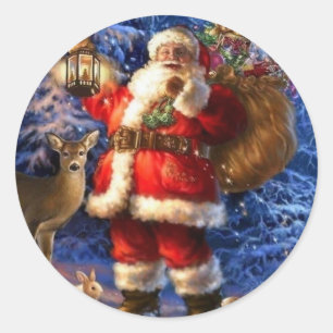 Bos Santa Sticker