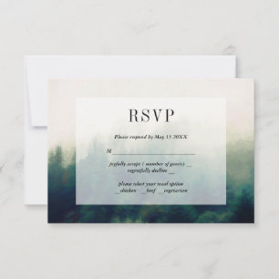 Bos Schilderachtig Landschap RSVP Kaart