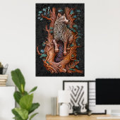 Bos Snijwerk Poster (Thuiskantoor)