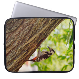 Bos Specht Natuur Foto Laptop Sleeve