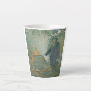 Bos Stille Maanstokers Witte Bliksem Sterke Drank Latte Mok