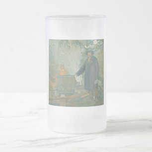 Bos Stille Maanstokers Witte Bliksem Sterke Drank Matglas Bierpul