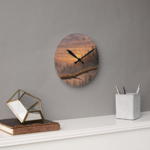 Bos Tak • 8" Ronde Acrylaat Wandklok Klok