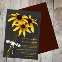 bos van Black Eyed Susan wildbloemen karton