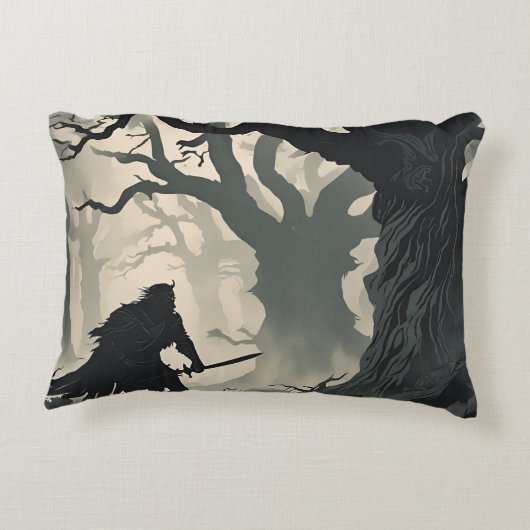 bos van Cryptid Accent Kussen (Achterkant)