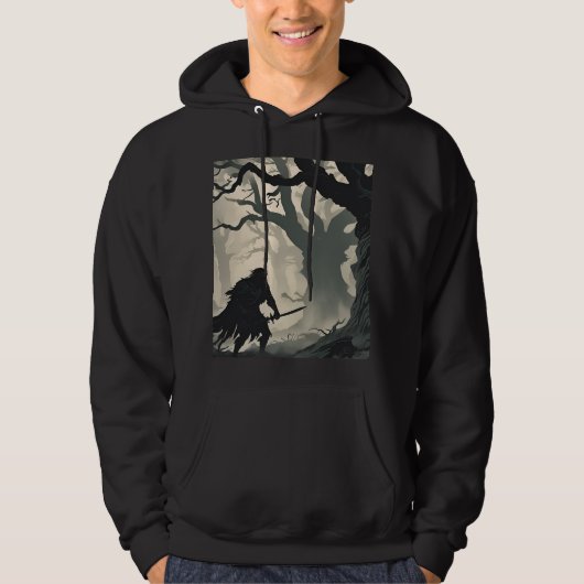 bos van Cryptid Hoodie (Voorkant)