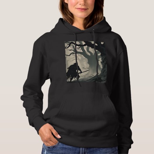 bos van Cryptid Hoodie (Voorkant)