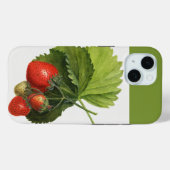  bos van rode aardbeien illustratie Case-Mate iPhone case (Achterkant (horizontaal))
