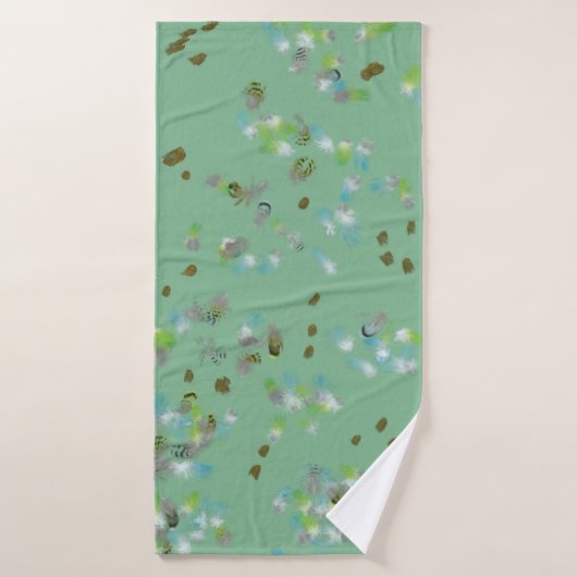 Bos Vogels Bad Handdoek (Badhanddoek)