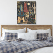 bos vol eigenzinnigheden canvas afdruk (Insitu (Slaapkamer))