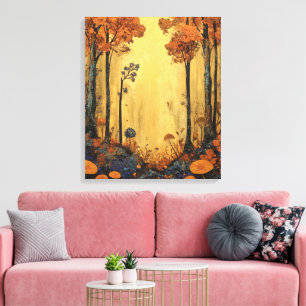 bos vol eigenzinnigheden canvas afdruk