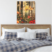 bos vol eigenzinnigheden canvas afdruk (Insitu (Slaapkamer))