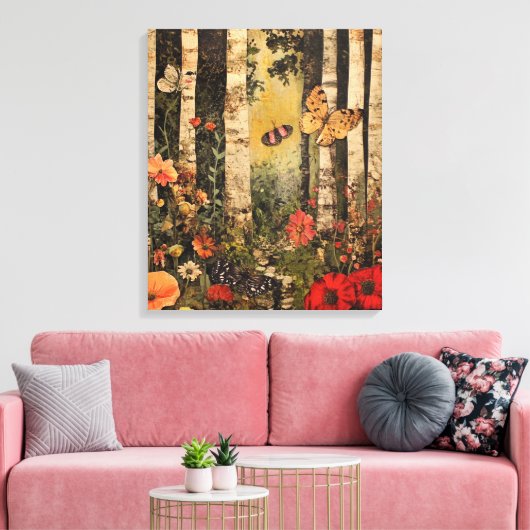 bos vol eigenzinnigheden canvas afdruk (Insitu (Woonkamer))