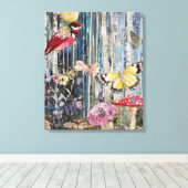 bos vol eigenzinnigheden canvas afdruk (Insitu (Houten vloer))