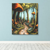 bos vol eigenzinnigheden canvas afdruk (Insitu (Houten vloer))