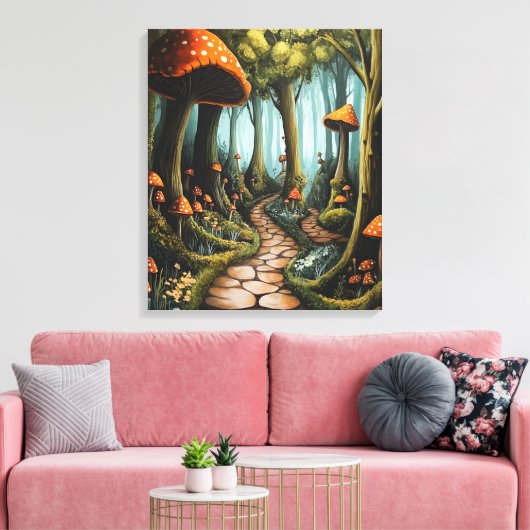 bos vol eigenzinnigheden canvas afdruk (Insitu (Woonkamer))