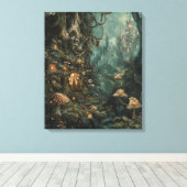 bos vol eigenzinnigheden canvas afdruk (Insitu (Houten vloer))