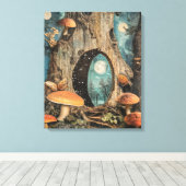 bos vol eigenzinnigheden canvas afdruk (Insitu (Houten vloer))