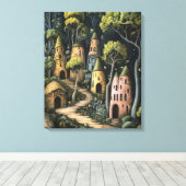 bos vol eigenzinnigheden canvas afdruk (Insitu (Houten vloer))