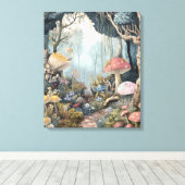 bos vol eigenzinnigheden canvas afdruk (Insitu (Houten vloer))