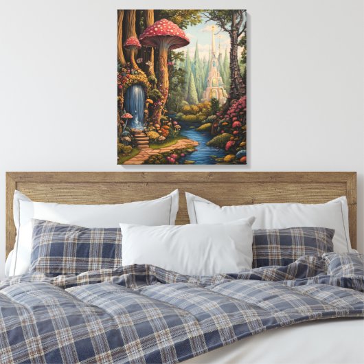bos vol eigenzinnigheden canvas afdruk (Insitu (Slaapkamer))