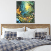 bos vol eigenzinnigheden canvas afdruk (Insitu (Slaapkamer))