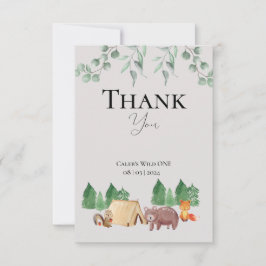 Bos Wilde EEN Bedankkaart